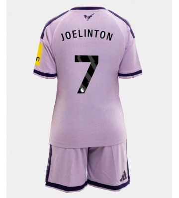 Newcastle United Joelinton #7 Tredjetrøje Børn 2026-27 Kortærmet (+ Korte bukser)